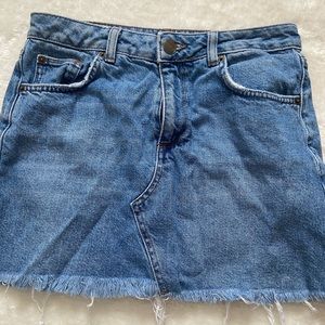 Denim mini skirt 💖